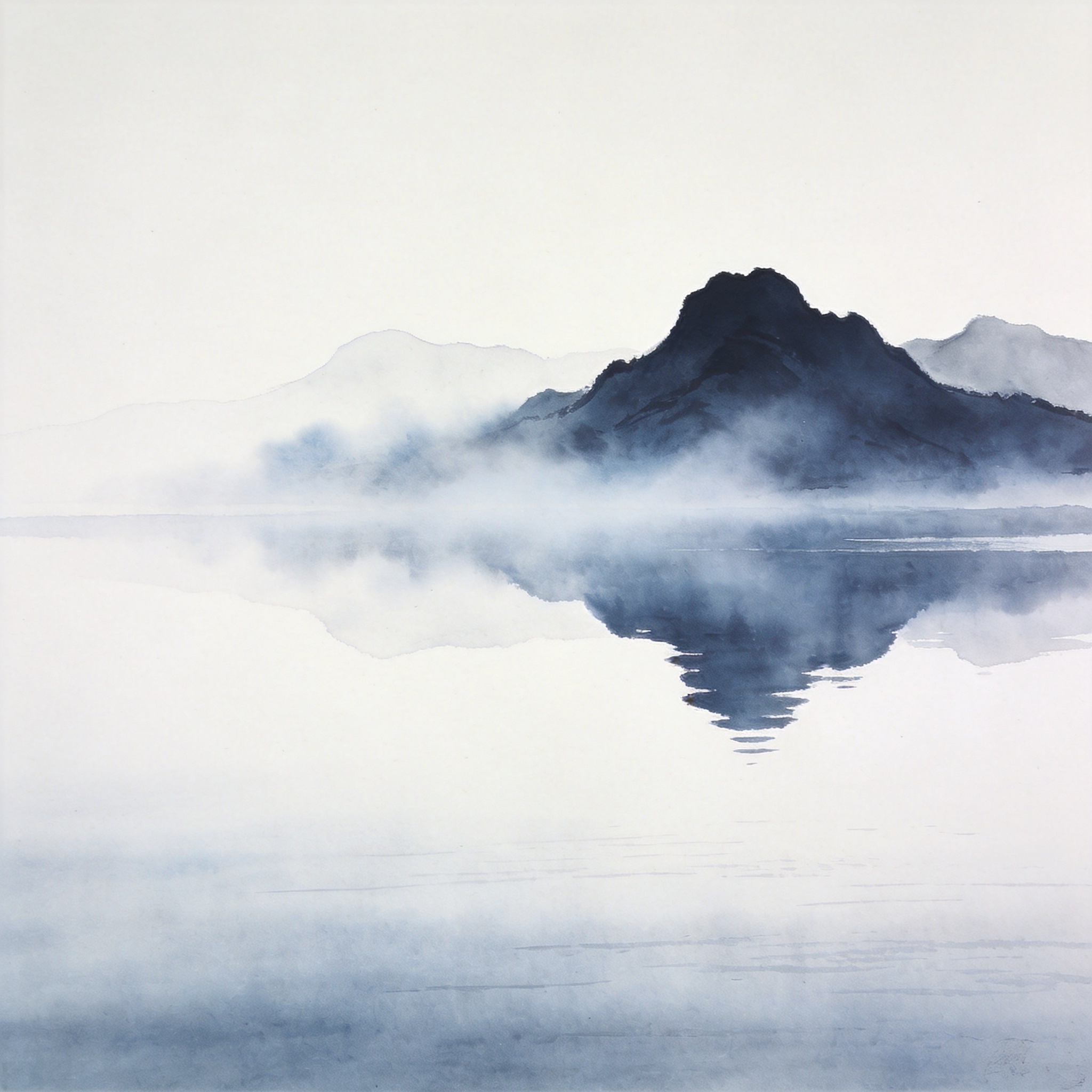 Ink landscape